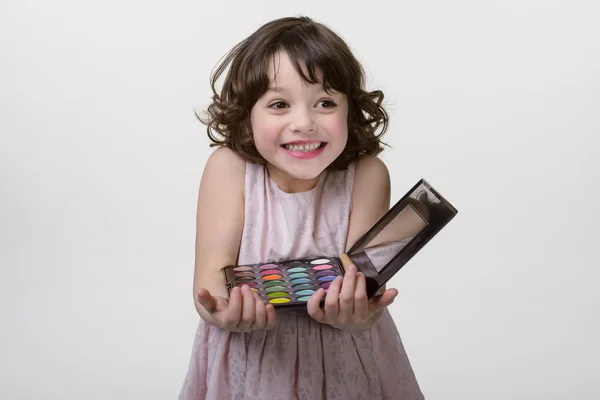 행복 한 아이의 클로즈업 초상화 — 스톡 사진