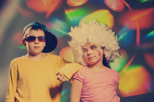 Vintage Disco Kinder — Stockfoto