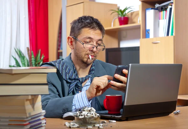 Angry businessman — Stock Photo, Image