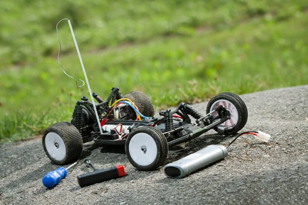 Remote control car repaire — Stock Photo, Image