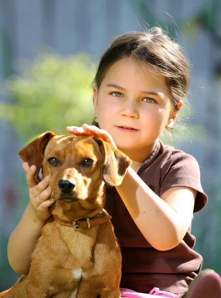 Il cane è il mio migliore amico. — Foto Stock