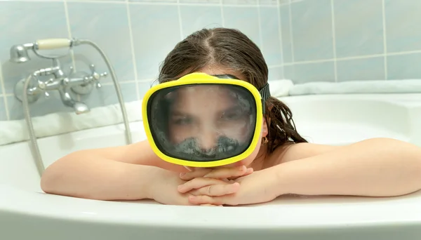 Children in bathtube — Stock Photo, Image