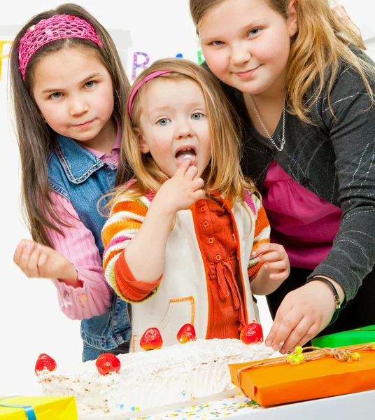 Group of children at birthday party — Stock Photo, Image