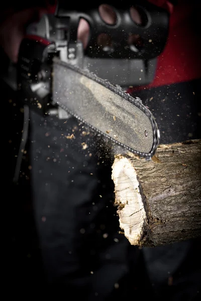 Chainsaw blade — Stockfoto