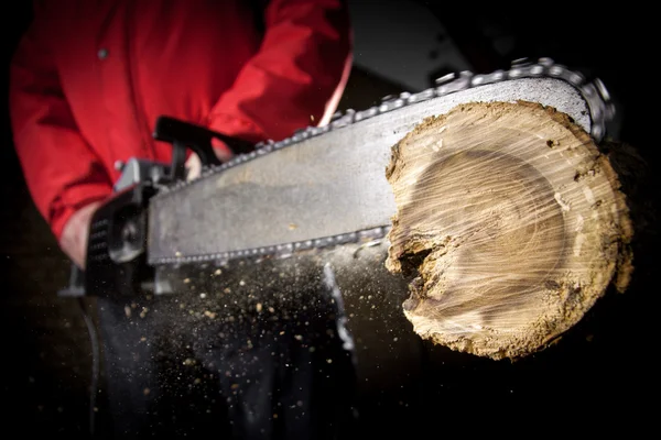 Motorsåg blad — Stockfoto