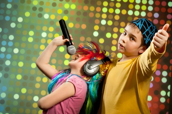 Disco niños — Foto de Stock