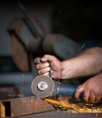 metal testere yakın çekim