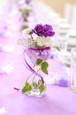 Düğün dekorasyon çeşitli gölgede