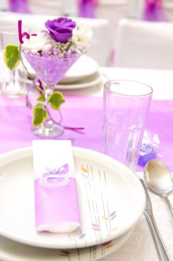 Düğün dekorasyon çeşitli gölgede