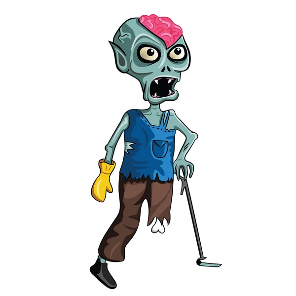 Zombie dos desenhos animados —  Vetores de Stock