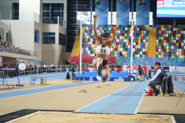 Campeonato Turco de Atletismo Indoor Turco — Fotografia de Stock