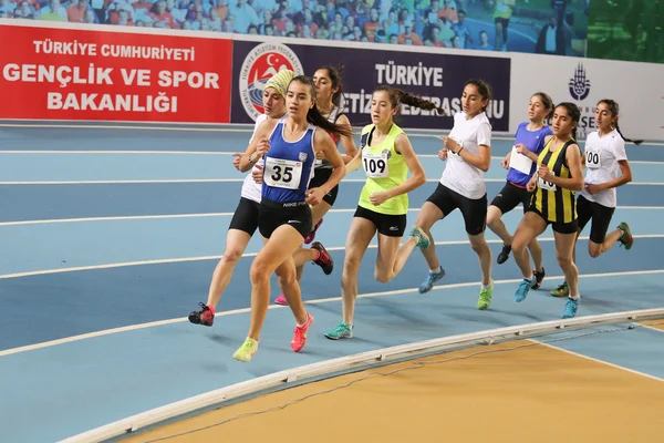 トゥルクセル トルコの屋内陸上競技選手権大会 — ストック写真