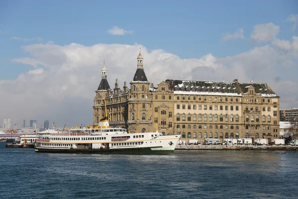 İstanbul ilinin Haydarpaşa Tren İstasyonu, Türkiye — Stok fotoğraf