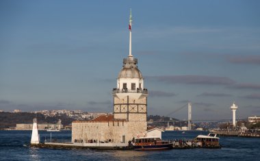İstanbul Boğazı 'ndaki Bakireler Kulesi, İstanbul Kenti, Türkiye