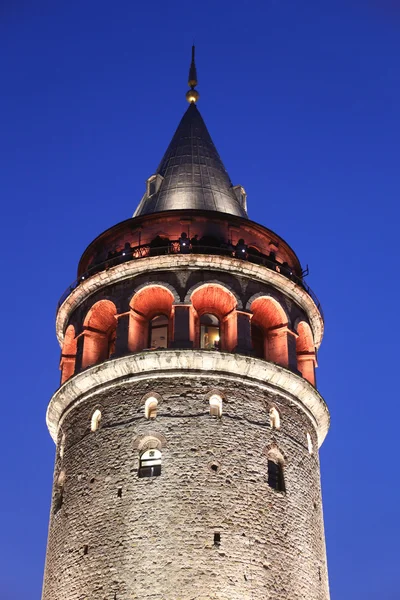 Torre Galata em Beyoglu, Istambul, Turquia — Fotografia de Stock