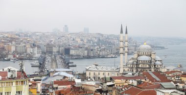 Istanbul'da Galata ve Karaköy bölge