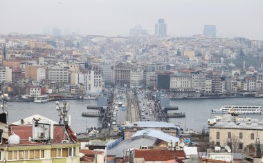 Istanbul'da Galata ve Karaköy bölge