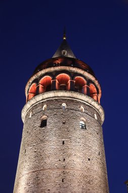 Beyoğlu, Istanbul City, Türkiye'de Galata Kulesi