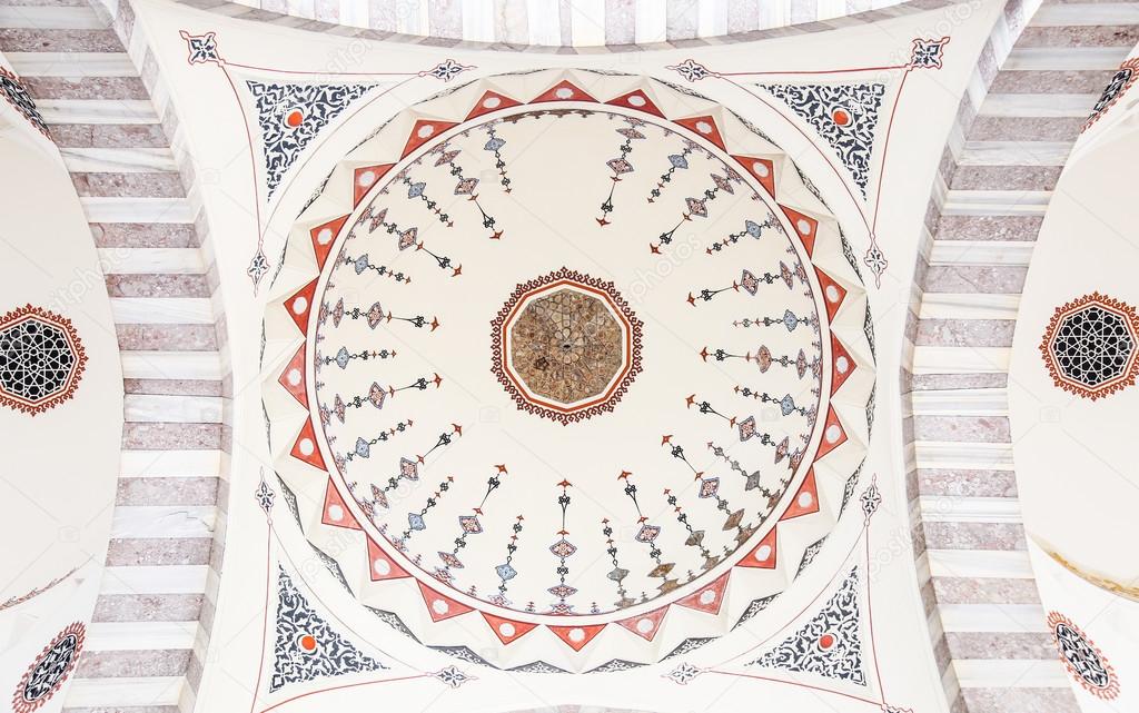 Decoration of Ceiling in Suleymaniye Mosque