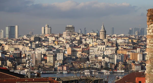 이스탄불에서 갈라타 및 Karakoy 지구 — 스톡 사진