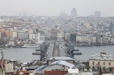Istanbul'da Galata ve Karaköy bölge