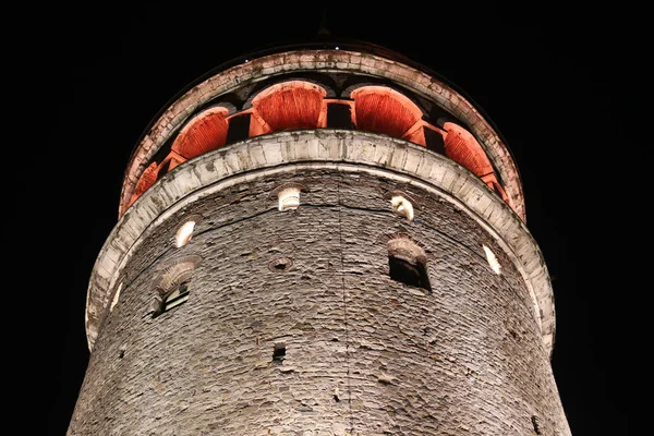 Galata Tower in Beyoglu, Istanbul City, Turkey — Stock Photo, Image