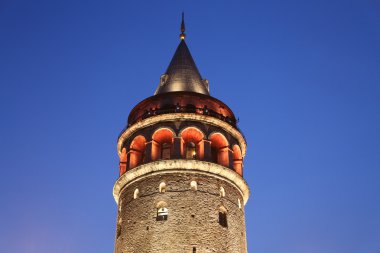 Beyoğlu, Istanbul City, Türkiye'de Galata Kulesi