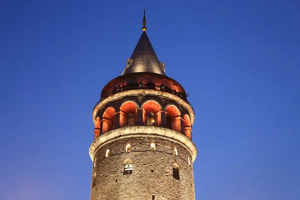 Galata Tower in Beyoglu, Istanbul City, Turkey — Stock Photo, Image