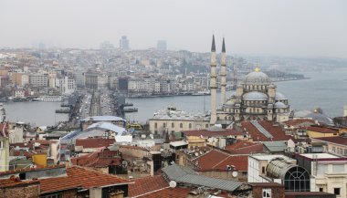 Istanbul'da Galata ve Karaköy bölge