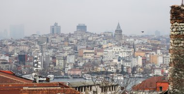 Istanbul'da Galata ve Karaköy bölge