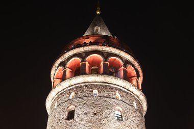 Beyoğlu, Istanbul City, Türkiye'de Galata Kulesi
