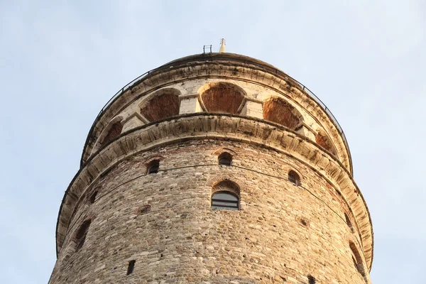 Galata Tower in Beyoglu, Istanbul City, Turkije — Stockfoto