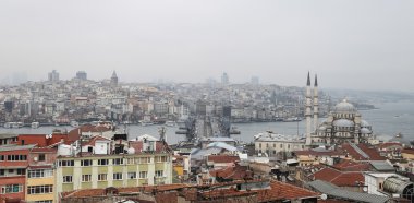 Istanbul'da Galata ve Karaköy bölge