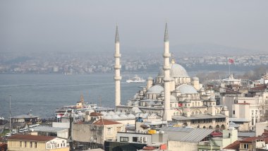 istanbul'da Eminönü yeni Camii