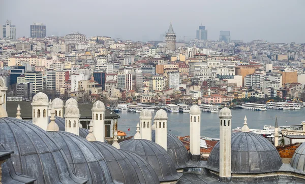 Galata ve Karaköy bölge Istanbul içi — Stok fotoğraf