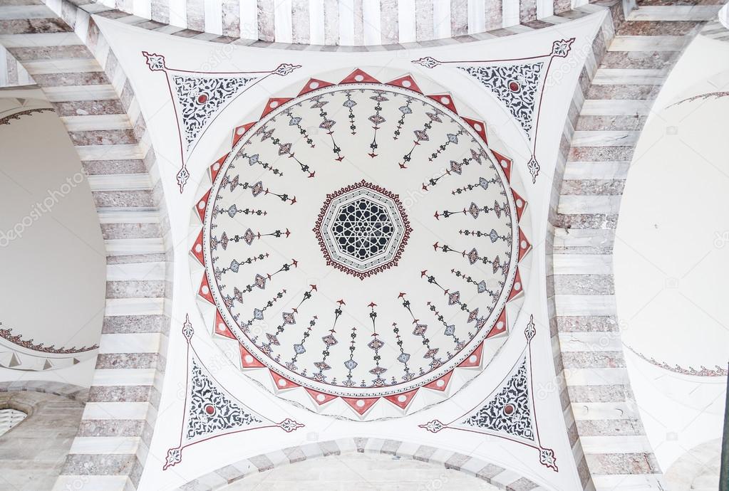 Decoration of Ceiling in Suleymaniye Mosque