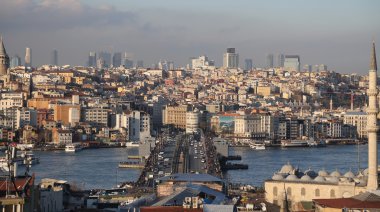 Istanbul'da Galata ve Karaköy bölge