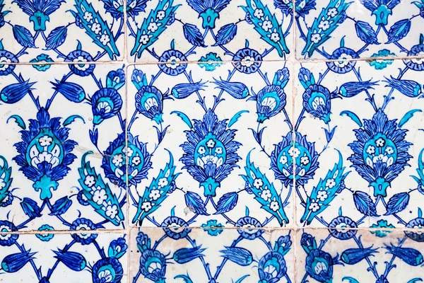Azulejo azul turco — Fotografia de Stock