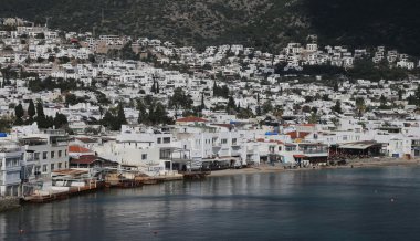 Türkiye 'nin Ege kıyısındaki Bodrum Kasabası