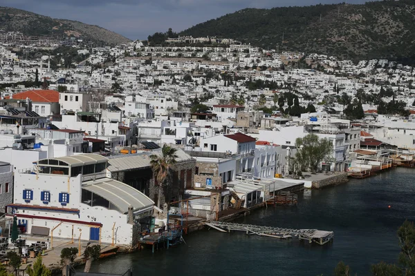 Bodrum Ciudad en la costa del mar Egeo de Turquía — Foto de Stock