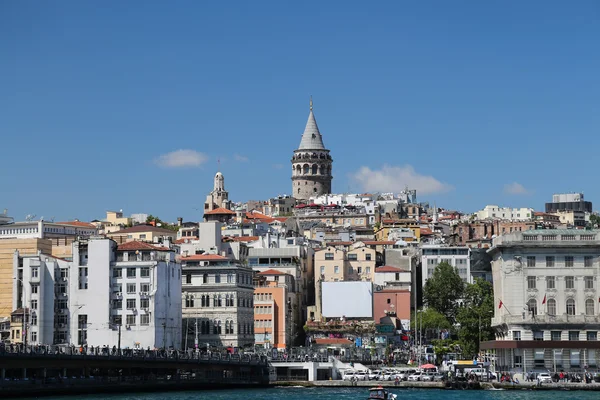 Torre Karakoy e Galata em Istambul — Fotografia de Stock