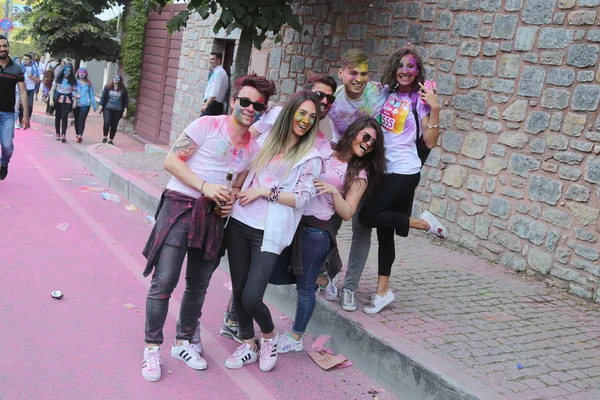 Color Up Run em Istambul — Fotografia de Stock