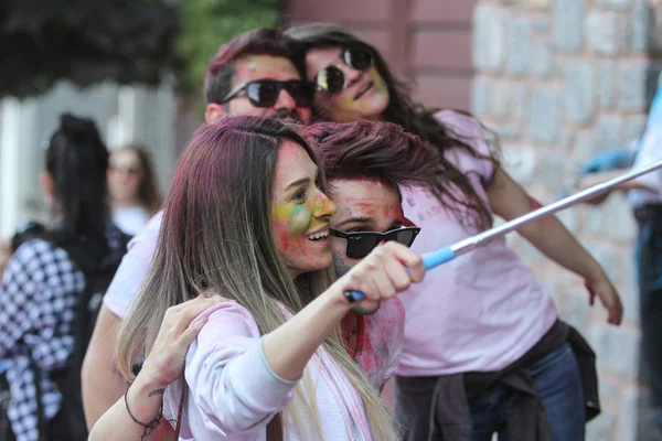 Color Up Run in Istanbul — Stock Photo, Image