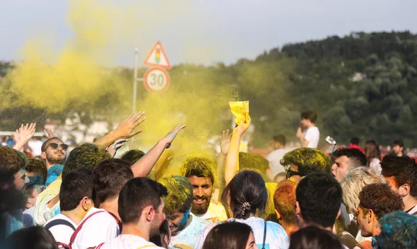 Färg upp Run i Istanbul — Stockfoto