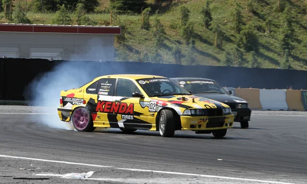 Spitze meistert türkische Drift-Serie bei Istanbul-Rennen — Stockfoto