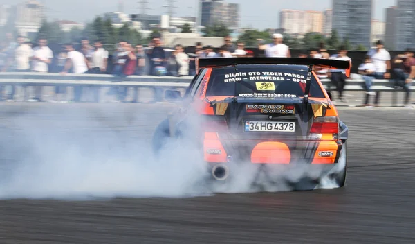 Spitze meistert türkische Drift-Serie bei Istanbul-Rennen — Stockfoto