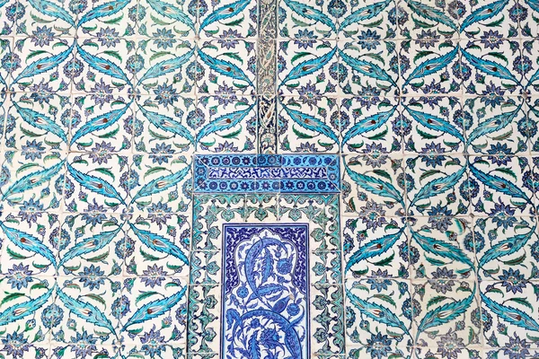 Сині плитки в палацу Топкапи, Стамбул — стокове фото