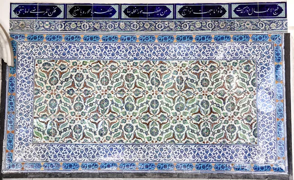 Blue Tiles in Topkapi Palace, Istanbul — Stock Photo, Image