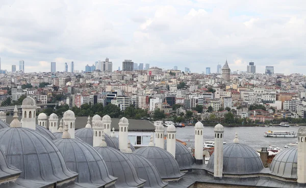 Galata och Karakoy distriktet i Istanbul city — Stockfoto