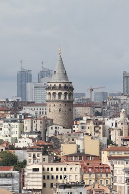Beyoğlu, Istanbul şehir içinde Galata Kulesi